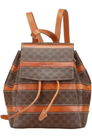 Céline Pre-owned, Dame, Brun, ONE SIZE, Tyl, Pre-owned Laeder celine-tasker