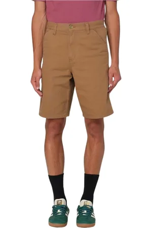Carhartt Shorts, Herre, Brun, W29, Bomuld, Holdbare arbejds shorts i brun