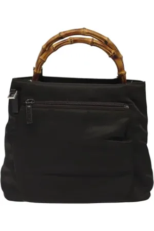 Gucci Pre-owned, Dame, Brun, ONE SIZE, Nylon, Pre-owned nylon gucci-tasker