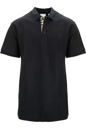 Burberry Top, Herre, Sort, XL, Bomuld, Klassisk Herre Knappolo Skjorte