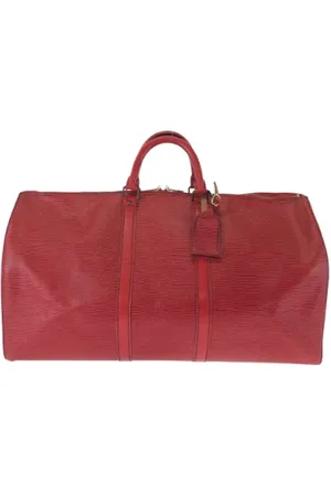 LOUIS VUITTON Pre-owned, Dame, Rød, ONE SIZE, Tyl, Pre-owned Laeder louis-vuitton-tasker