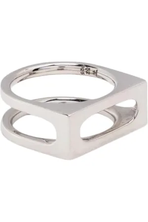 TOM WOOD Tilbehør, Dame, Grå, 52 MM, Elegant Sølv Juvelring
