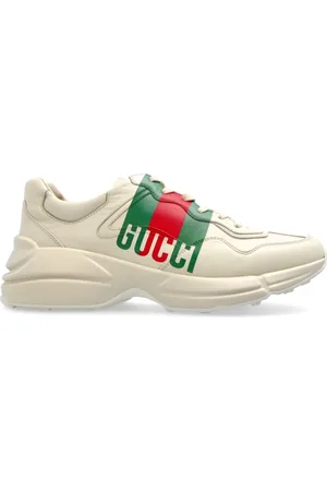 Gucci Sko, Herre, , 44 EU, Ivory Platform Sneakers