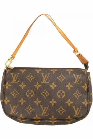 LOUIS VUITTON Pre-owned, Dame, Brun, ONE SIZE, Tyl, Pre-owned canvas tasker