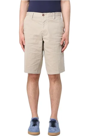 Blauer Shorts, Herre, , W32, Bomuld, Blå Afslappede Shorts