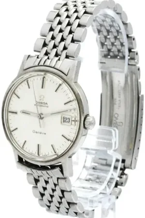 Omega Pre-owned, Herre, Grå, ONE SIZE, Pre-owned Rustfrit stal watches