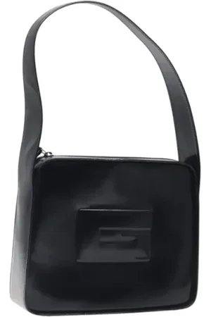 Gucci Pre-owned, Dame, Sort, ONE SIZE, Uld, Pre-owned Laeder gucci-tasker