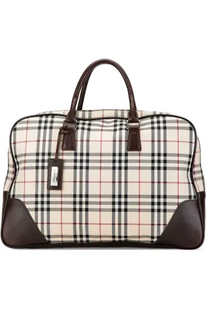Burberry Pre-owned, Dame, , ONE SIZE, Tyl, Pre-owned canvas håndtasker