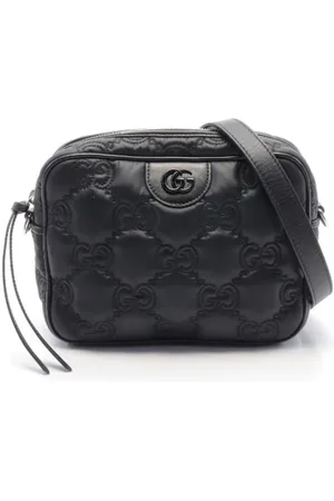 Gucci Pre-owned, Dame, Sort, ONE SIZE, Uld, Pre-owned Laeder gucci-tasker