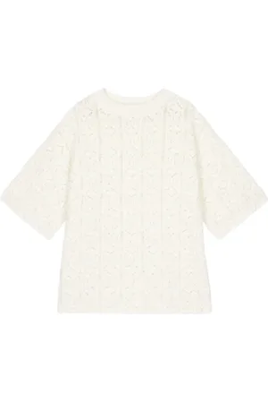 Loulou Studio Top, Dame, Hvid, M, Hvid Top til Sæsonstil