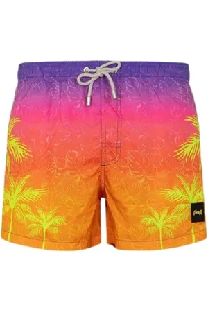F**K Badetøj, Herre, Flerfarvet, M, Mænds Strand Boxer Shorts