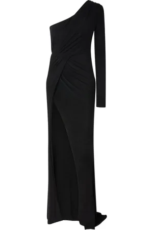 Pinko Kjole, Dame, Sort, S, Polyester, Jersey Lurex Kjole
