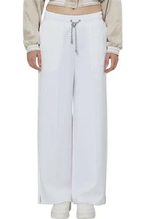 John Richmond Bukser, Dame, Hvid, M, Polyester, Joggingbukser lige pasform