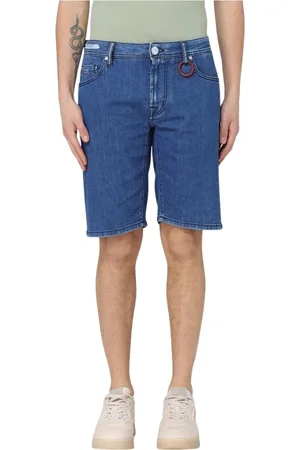 sartoria tramarossa Shorts, Herre, Blå, W40, Denim, Afslappede Denim Shorts