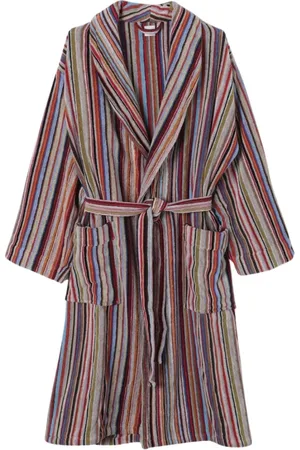 Paul Smith Nightwear & Lounge, Herre, Flerfarvet, XL, Bomuld, Stribet Multifarvet Badekåbe