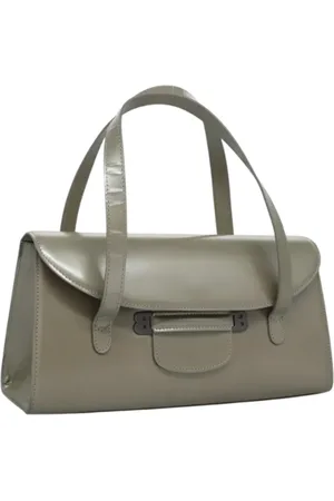 Bally Pre-owned, Dame, Grå, ONE SIZE, Tyl, Pre-owned Laeder hndtasker