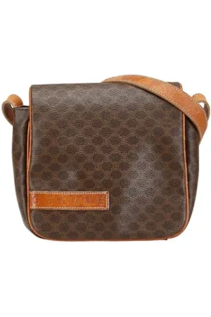 Céline Pre-owned, Dame, Brun, ONE SIZE, Uld, Pre-owned Laeder celine-tasker