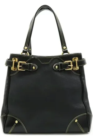 LOUIS VUITTON Pre-owned, Dame, Sort, ONE SIZE, Uld, Pre-owned Laeder louis-vuitton-tasker