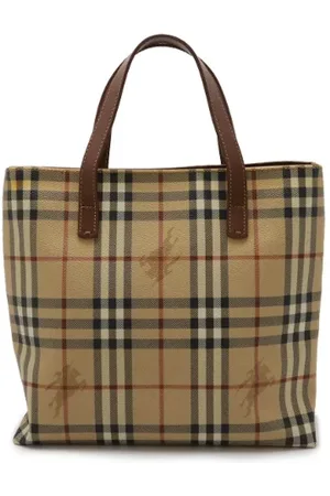 Burberry Pre-owned, Dame, , ONE SIZE, Tyl, Pre-owned Canvas totes