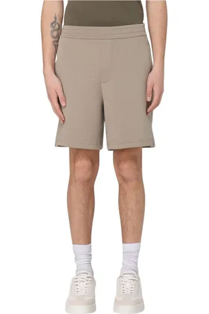 Armani Exchange Shorts, Herre, Grå, S, Sorte Casual Tailored Shorts