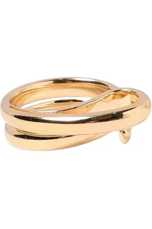Bottega Veneta Tilbehør, Dame, Gul, 50 MM, Luksus Metalring