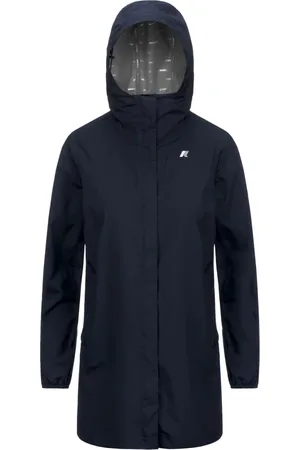 K-Way Jakke, Dame, Blå, L, Uld, Stretch Dot Jakke