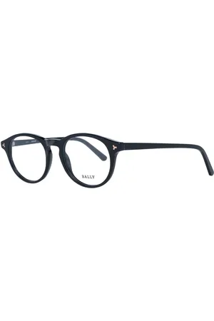Bally Tilbehør, unisex, Sort, ONE SIZE, Uld, Sorte Runde Optiske Briller
