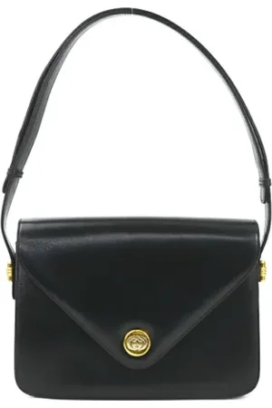 Gucci Pre-owned, Dame, Sort, ONE SIZE, Tyl, Pre-owned Laeder gucci-tasker