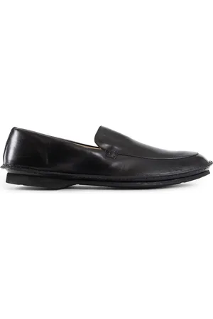 Premiata Sko, Herre, Sort, 42 EU, Sort Nappa Loafer Letvægts Gummisål