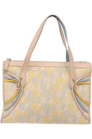 Fendi Pre-owned, unisex, Flerfarvet, ONE SIZE, Tyl, Pre-owned canvas håndtasker