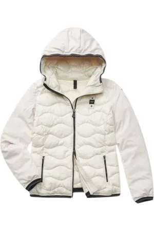 Blauer Jakke, Dame, Hvid, M, Uld, Frakker Jakker