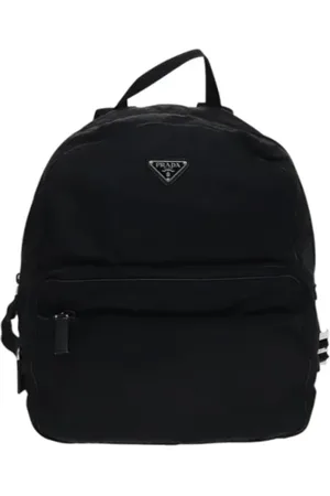 Prada Pre-owned, Dame, Sort, ONE SIZE, Nylon, Pre-owned nylon rygsaekke