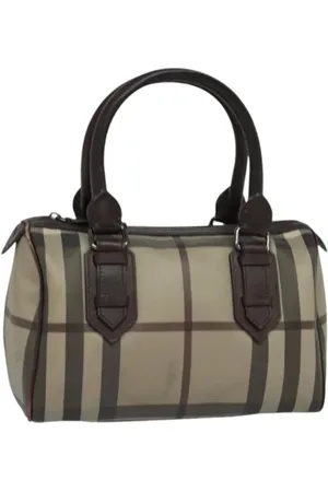 Burberry Pre-owned, Dame, , ONE SIZE, Tyl, Pre-owned Stof hndtasker
