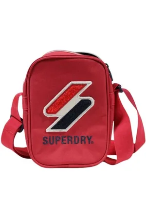 Superdry Taske, Herre, Rød, ONE SIZE, Uld, Rød Messenger Taske Efterår/Vinter Kollektion