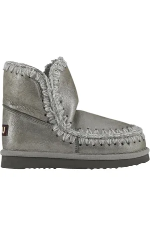 Mou Sko, Dame, Grå, 38 EU, Uld, 18 Microglitter Lapponia Eskimo Støvler