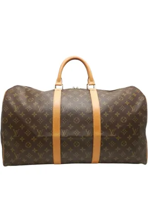 LOUIS VUITTON Pre-owned, unisex, Brun, ONE SIZE, Tyl, Pre-owned canvas tasker