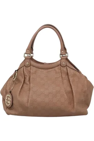 Gucci Pre-owned, Dame, Lyserød, ONE SIZE, Uld, Pre-owned Laeder hndtasker