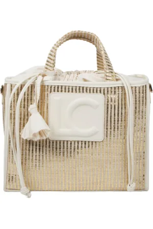 Lola Casademunt Taske, Dame, , ONE SIZE, Uld, Lille metallic vævet håndtaske med skulderrem