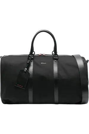 Kiton Taske, unisex, Sort, ONE SIZE, Læder, Sort Rejsetaske
