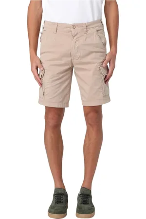 Blauer Shorts, Herre, , W34, Uld, Lynlås Jakke