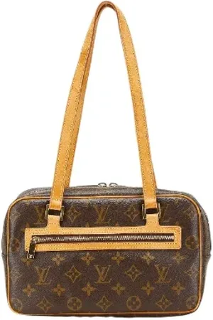 LOUIS VUITTON Pre-owned, Dame, Brun, ONE SIZE, Uld, Pre-owned canvas tasker