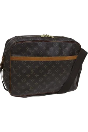 LOUIS VUITTON Pre-owned, Dame, Brun, ONE SIZE, Uld, Pre-owned canvas tasker