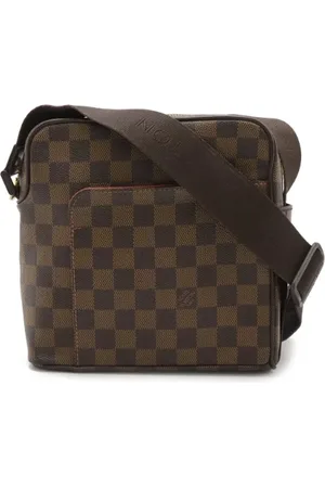 LOUIS VUITTON Pre-owned, Dame, Brun, ONE SIZE, Uld, Pre-owned Canvas crossbody-tasker