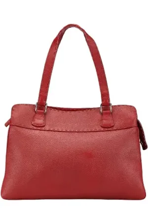 Fendi Pre-owned, Dame, Rød, ONE SIZE, Tyl, Pre-owned Laeder hndtasker