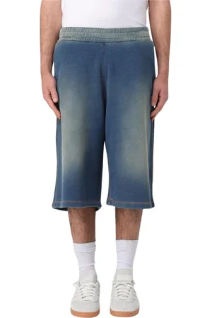 Diesel Shorts, Herre, Blå, M, Denim, Blå afslappet pasform denim shorts