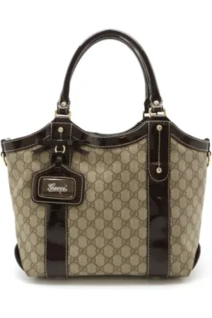 Gucci Pre-owned, Dame, Flerfarvet, ONE SIZE, Uld, Pre-owned Laeder gucci-tasker