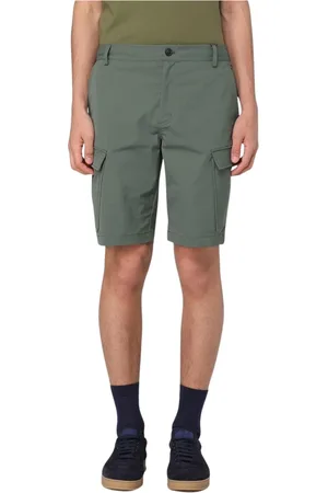save the duck Shorts, Herre, Grøn, XL, Polyester, Cargo Shorts med Flere Lommer