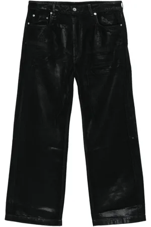 Rick Owens Jeans, Herre, Sort, W31, Bomuld, Sort Bomuld Jeans med Klassisk Design