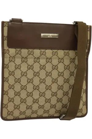 Gucci Pre-owned, Dame, , ONE SIZE, Uld, Pre-owned Canvas gucci-tasker