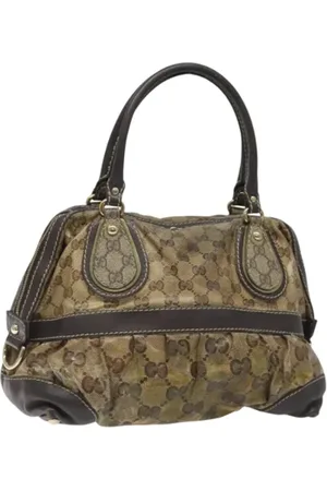 Gucci Pre-owned, Dame, , ONE SIZE, Tyl, Pre-owned canvas håndtasker
